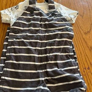 Baby Boy Short Overalls